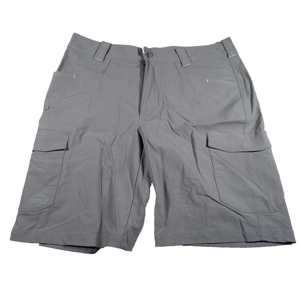 Cabelas Mens XPG Extreme Performance Gear Shorts 34 Gray‎ Nylon Blend Gorpcore